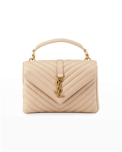 college ysl|ysl college bag medium beige.